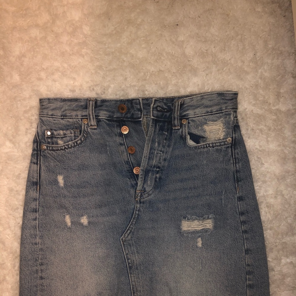 H&M mini denim skirt